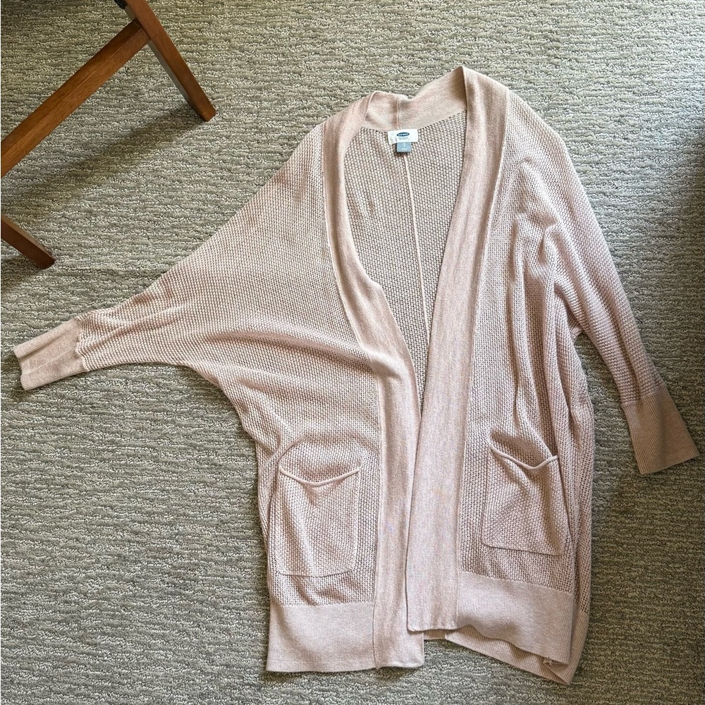 Old Navy Pink Cardigan Sweater Relaxed Fit